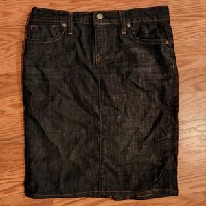 Blue Cult Denim Pencil Skirt 25w